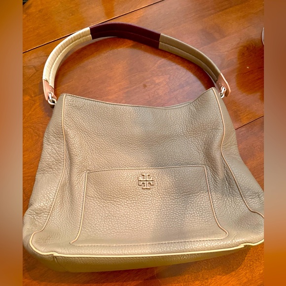 Tory Burch Handbags - Authentic Tory Burch hobo bag braided multi colored leather handle shoulder bag